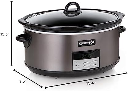 Crock-Pot 8 Quart Programmable Slow Cooker with Auto Warm - Select SC7086