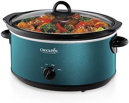 Crock-Pot 7 Quart Manual Slow Cooker – Turquoise - Select SC5941