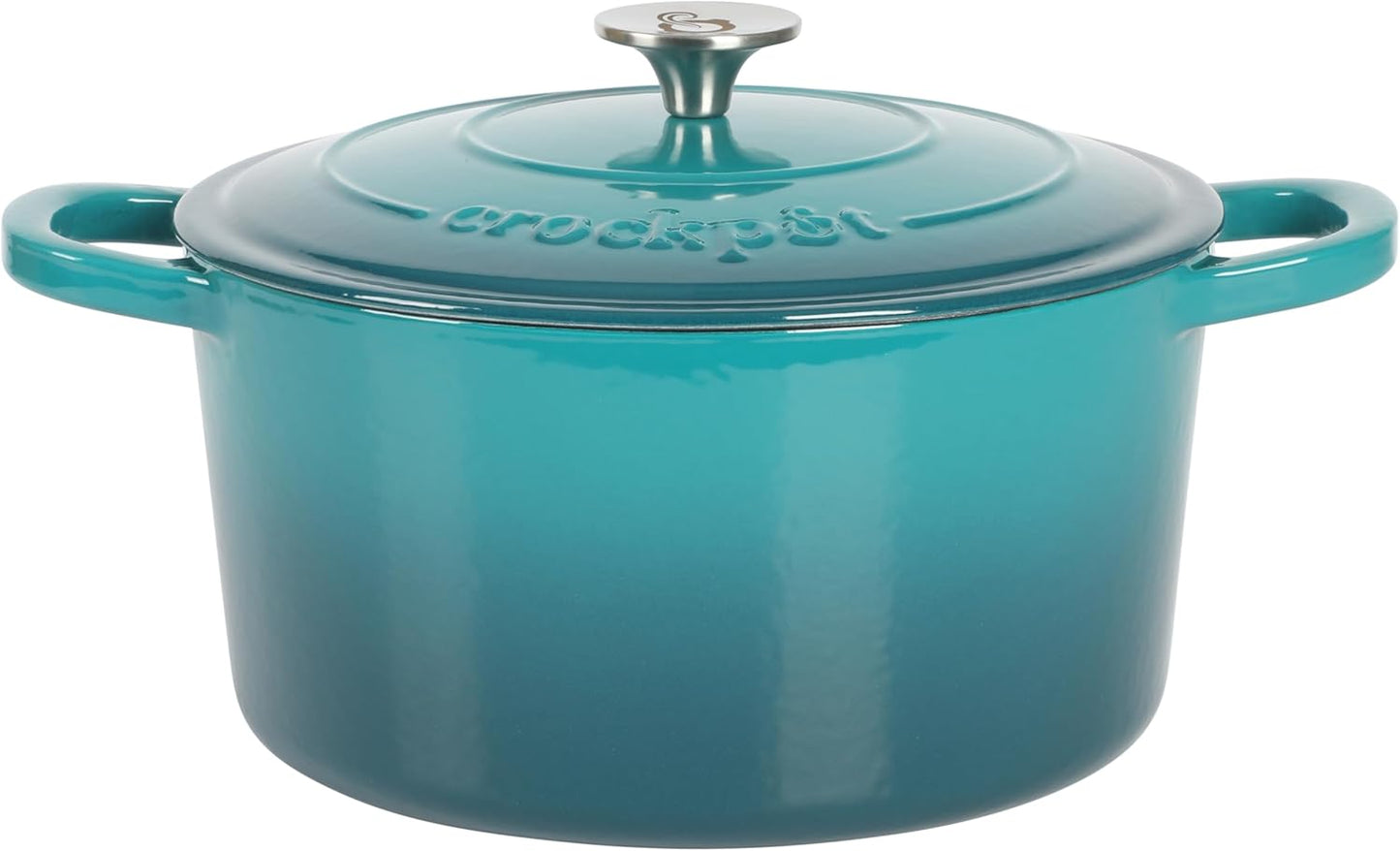 Crock-Pot 3 Quart Enameled Cast Iron Dutch Oven – Aqua - Select SC4239