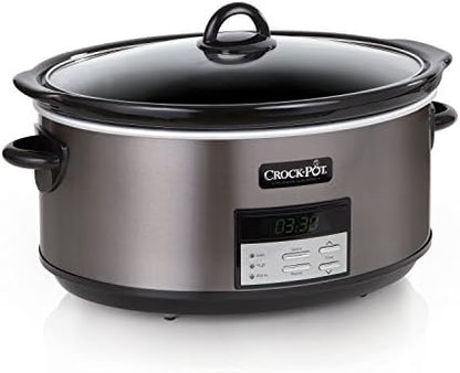 Crock-Pot 8 Quart Programmable Slow Cooker with Auto Warm - Select SC7086