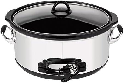 Crock-Pot 7 Quart Programmable Slow Cooker – Polished Platinum - Select SC3378