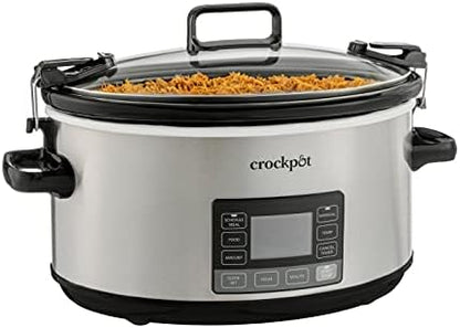 Crock-Pot 7 Quart Portable Programmable Slow Cooker with Timer - Select SC8437