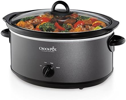 Crock-Pot 7 Quart Slow Cooker – Charcoal - Select SC3466
