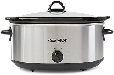 Crock-Pot 7 Quart Oval Manual Slow Cooker – Stainless Steel - Select SC3826