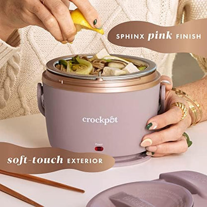 Crock-Pot Electric Lunch Box Food Warmer 20oz – Blush Pink - Select SC1832