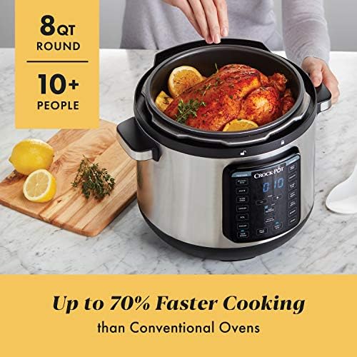 Crock-Pot 8 Quart Express Crock Multi-Use Pressure Cooker - Select SC6766