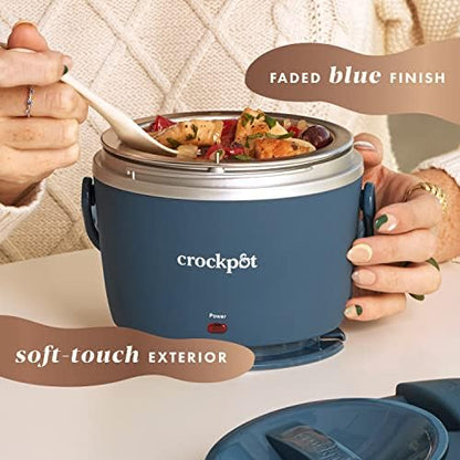 Crock-Pot Electric Lunch Box Food Warmer 20oz – Faded Blue - Select SC1488