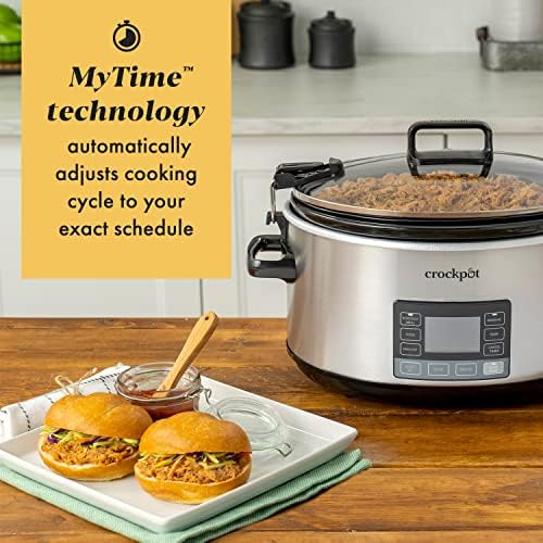 Crock-Pot 7 Quart Portable Programmable Slow Cooker with Timer - Select SC8437