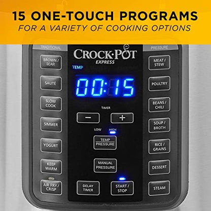 Crock-Pot Express Crisp 8 Quart 10-in-1 Pressure Cooker - Select SC2233