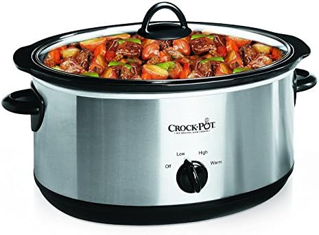 Crock-Pot 7 Quart Oval Manual Slow Cooker – Stainless Steel - Select SC3826