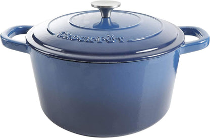 Crock-Pot 3 Quart Enameled Cast Iron Dutch Oven – Aqua - Select SC4239