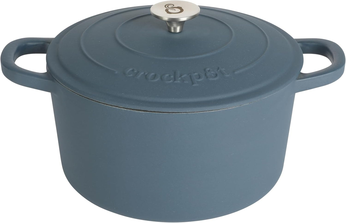 Crock-Pot 3 Quart Enameled Cast Iron Dutch Oven – Aqua - Select SC4239
