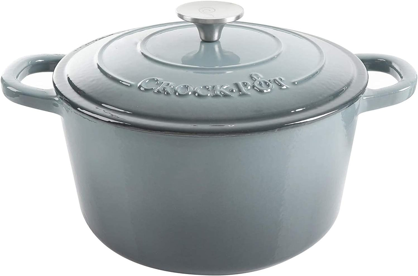 Crock-Pot 3 Quart Enameled Cast Iron Dutch Oven – Aqua - Select SC4239