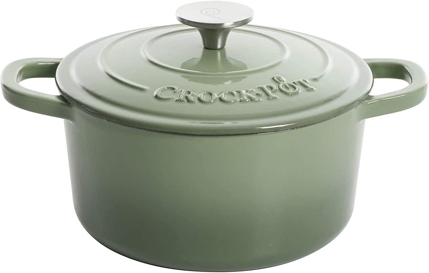 Crock-Pot 3 Quart Enameled Cast Iron Dutch Oven – Aqua - Select SC4239