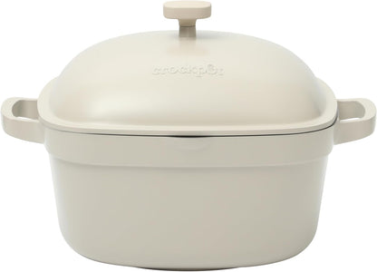 Crock-Pot 3 Quart Enameled Cast Iron Dutch Oven – Aqua - Select SC4239