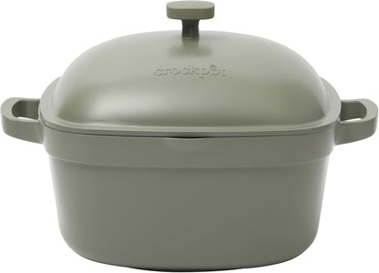 Crock-Pot 3 Quart Enameled Cast Iron Dutch Oven – Aqua - Select SC4239