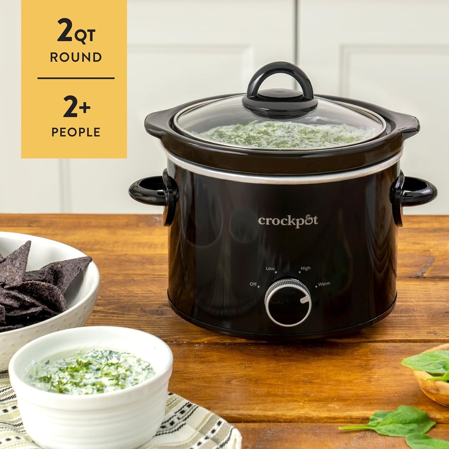Crock-Pot 2 Quart Mini Slow Cooker – Classic Compact Cooker - Select SC9746